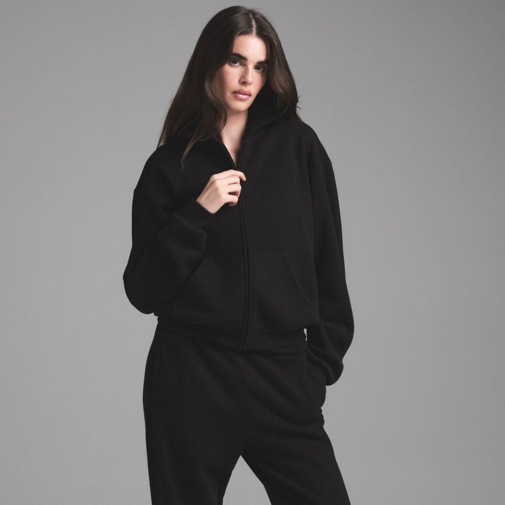 NWT KIM KARDASHIAN x SKIMS x COTTON FLEECE JOGGER SET - Picture 2 of 5